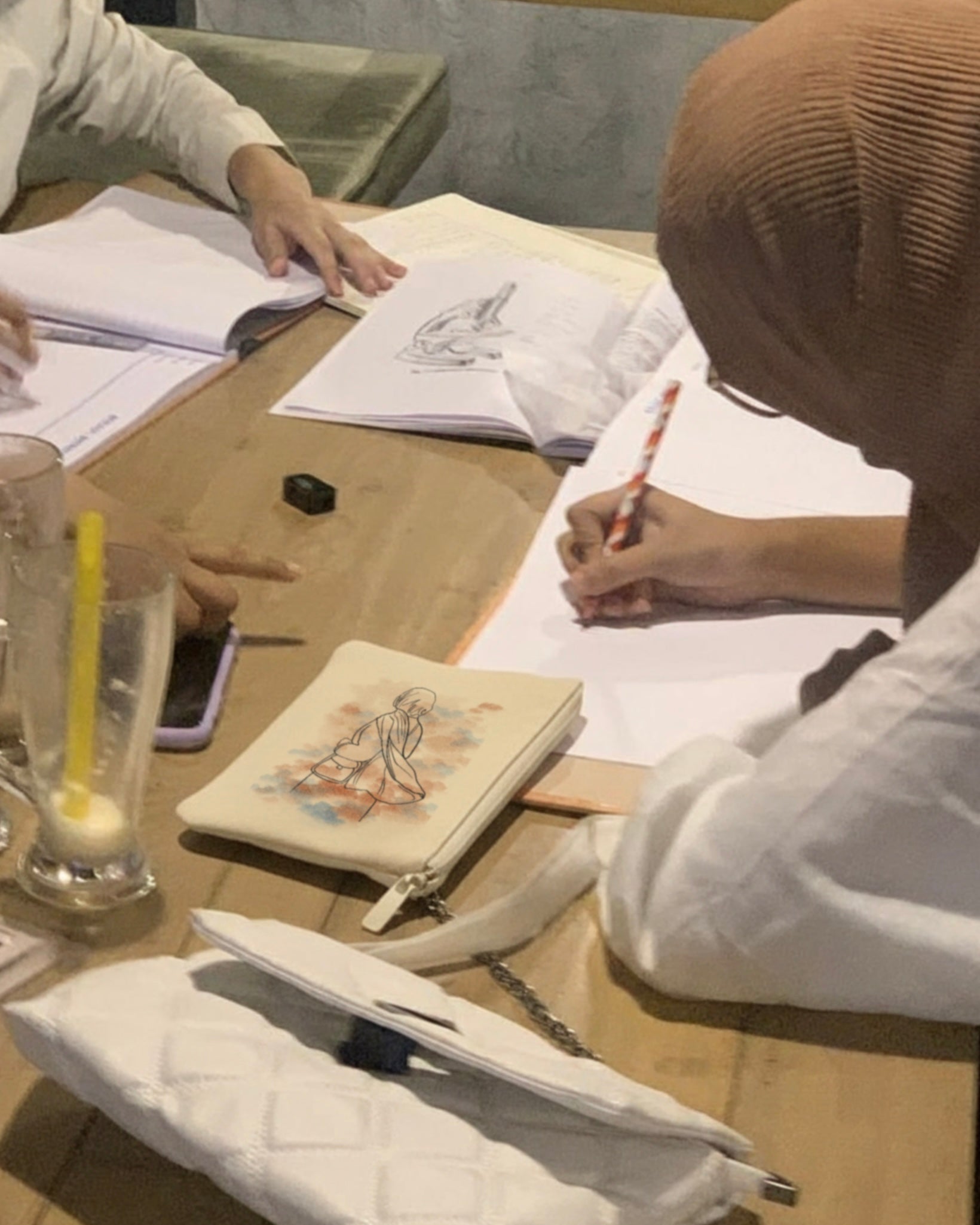 Duo tote bag pochette – BE YOU - Seni'Stuff