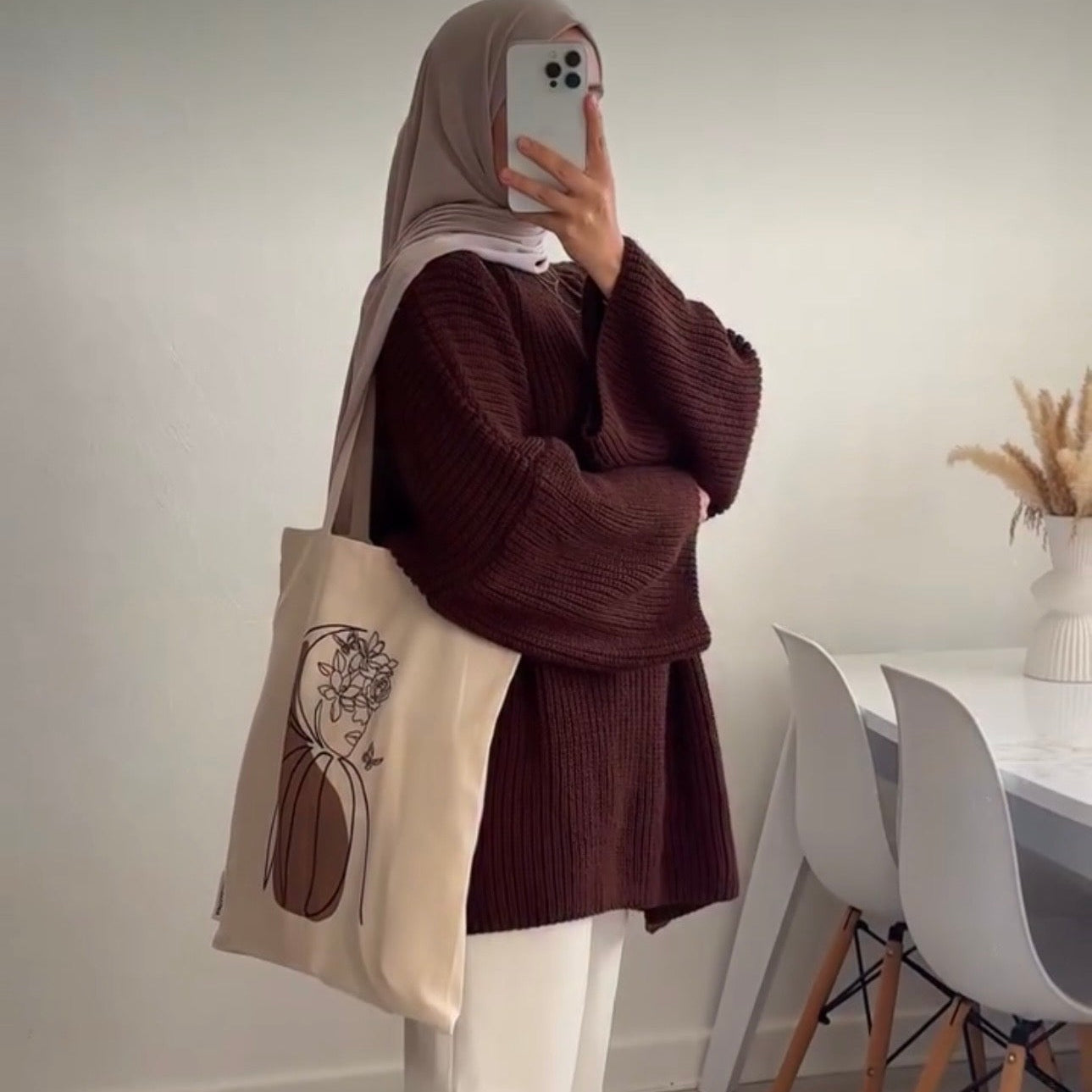 Duo tote bag pochette – ICONIC - Seni'Stuff